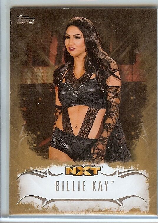 Billie Kay 2016 Topps WWE Undisputed NXT Prospects NXT-9 GOLD #02/10