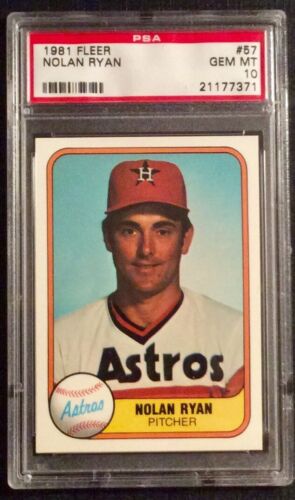 1981 Fleer Nolan Ryan #57 PSA 10