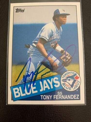 Blue Jays Tony Fernandez 2016 Topps Archives 65th Anniversary Auto Autograph
