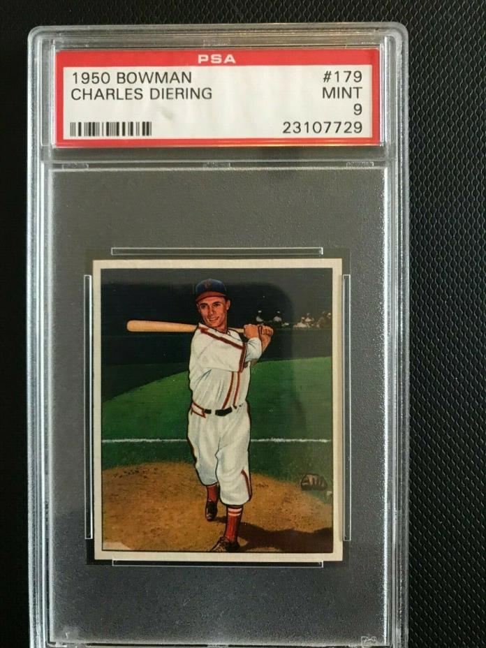 1950	Bowman	Charles	Diering	179	PSA 9		Cardinals