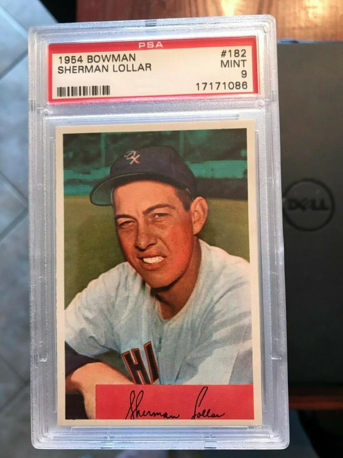 1954	Bowman	Sherman	Lollar	182	PSA 9  White Sox