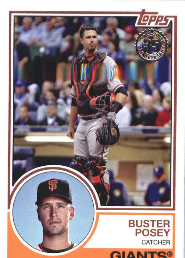 2018 Topps '83 Topps #8351 Buster Posey - NM