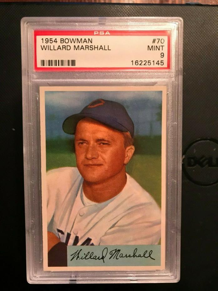 1954	Bowman	Willard	Marshall	70	PSA 9	White Sox