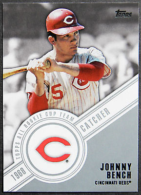 2014 Topps JOHNNY BENCH  Card # RCT-9 Topps All Rookie Cup Team Cincinnati Reds