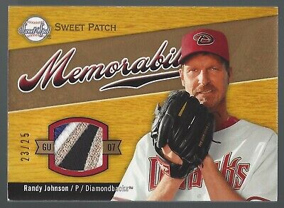 Randy Johnson 2007 Sweet Spot Sweet Swatch Memorabilia Patch 23/25 Card# SW-RJ
