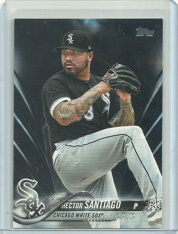 2018 TOPPS UPDATE BLACK US276 HECTOR SANTIAGO 8/67 WHITE SOX FREE SHIPPING