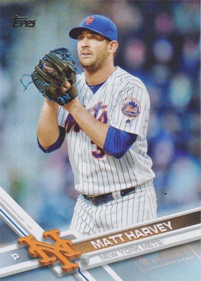 2017 Topps Baseball Rainbow Foil #164 Matt Harvey New York Mets