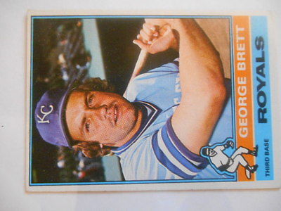 1976 Topps George Brett Kansas City Royals #19 Baseball Card