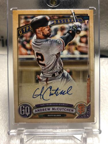 2019 Topps Gypsy Queen Autograph JR Day Variation Andrew Mccutchen #15/40