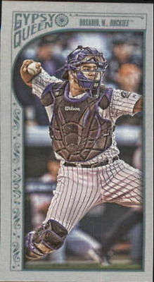 2015 Topps Gypsy Queen Mini Silver #288 Wilin Rosario #'d 108/199