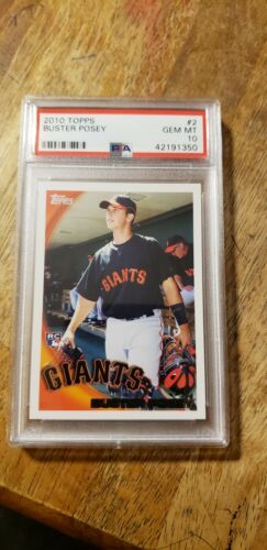 2010 Topps Buster Posey Rc # 2 Psa 10