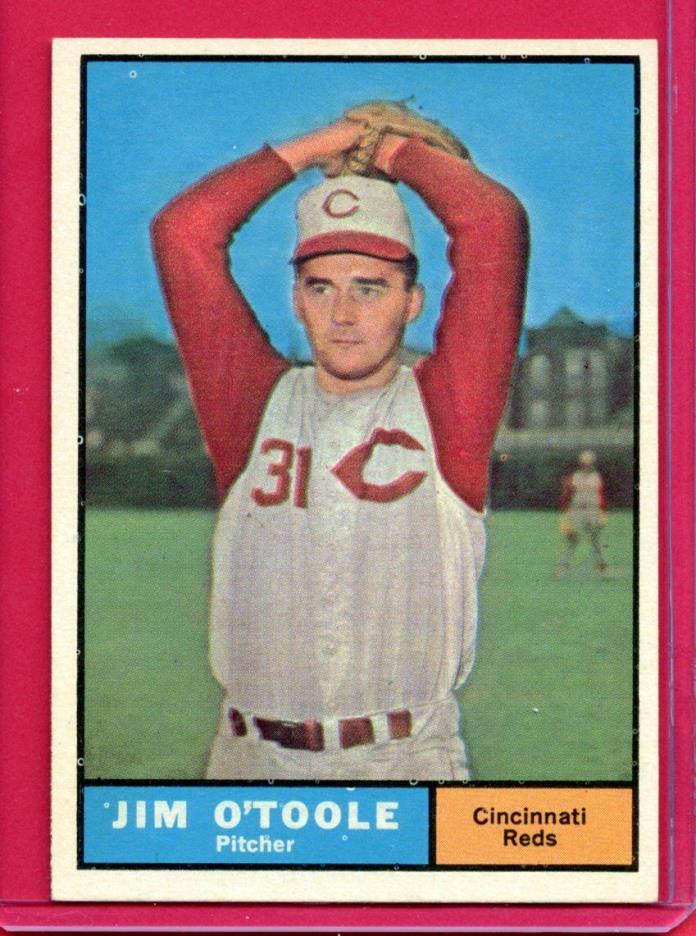 1961 Topps Baseball Card # 328 r Jim O'Toole NR - MINT