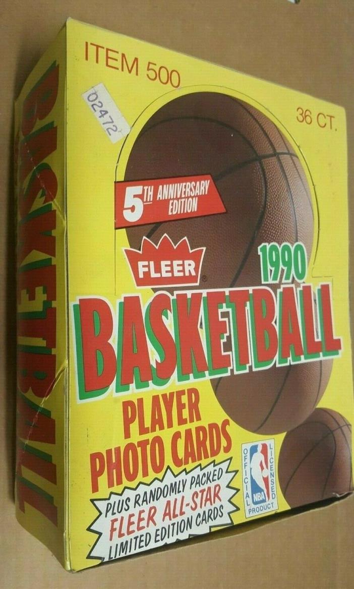 1990-91 Fleer Basketball Cards  Unsearched Box