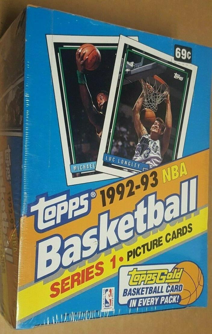 1992-93 Topps Basketball Series 1 Sealed Box