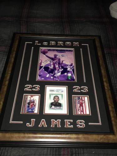 lebron james 8x10 autographed photo