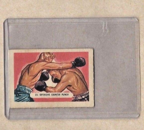 c 1946 kellogg's all-wheat 2nd set #22 OPENING COUNTER PUNCH boxing