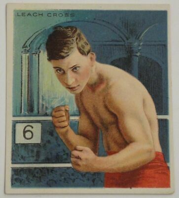 Leach Cross 1910 Mecca Cigarettes T 218 Vintage Boxing Trading Card Sharp Corner