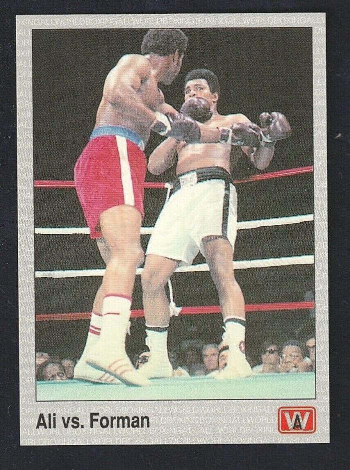 1991 Aw Sports All World Boxing Muhammad Ail vs George Forman #147 NRMINT / MINT