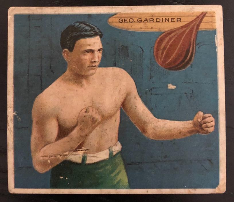 SALE! George Gardiner 1910 T218 Mecca Champions Boxing Cigarette Card