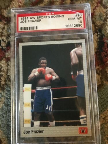 1991 Aw Sports Boxing #90 Joe Frazier 1/1 Psa 10 Rookie Card