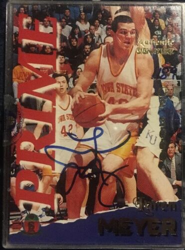 Loren Meyer Iowa State Basketball Signature Rookies Prime Autograph Card Bulls