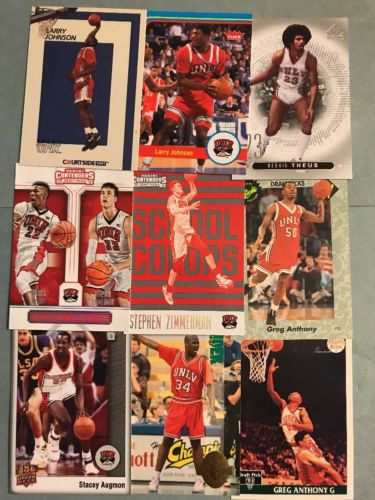 (121) UNLV Rebels Basketball Card Lot! Larry Johnson- Greg Anthony- Marion