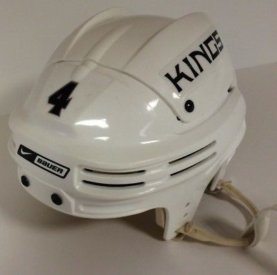 Rob Blake LA Kings Used Nike Bauer Helmet