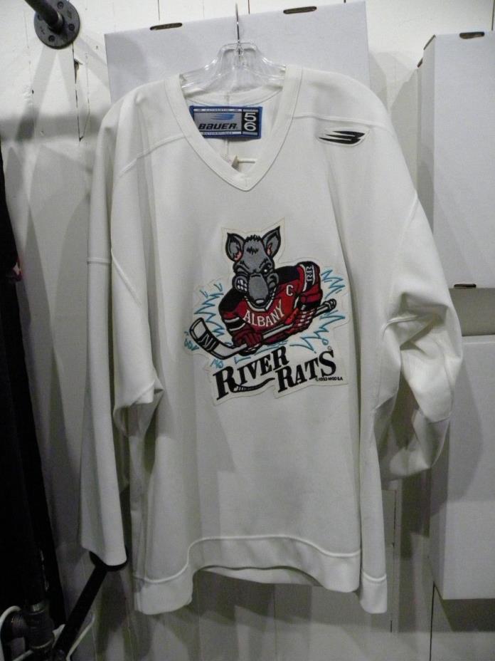 AHL Albany River Rats Bauer Practice Worn Jersey Size 56