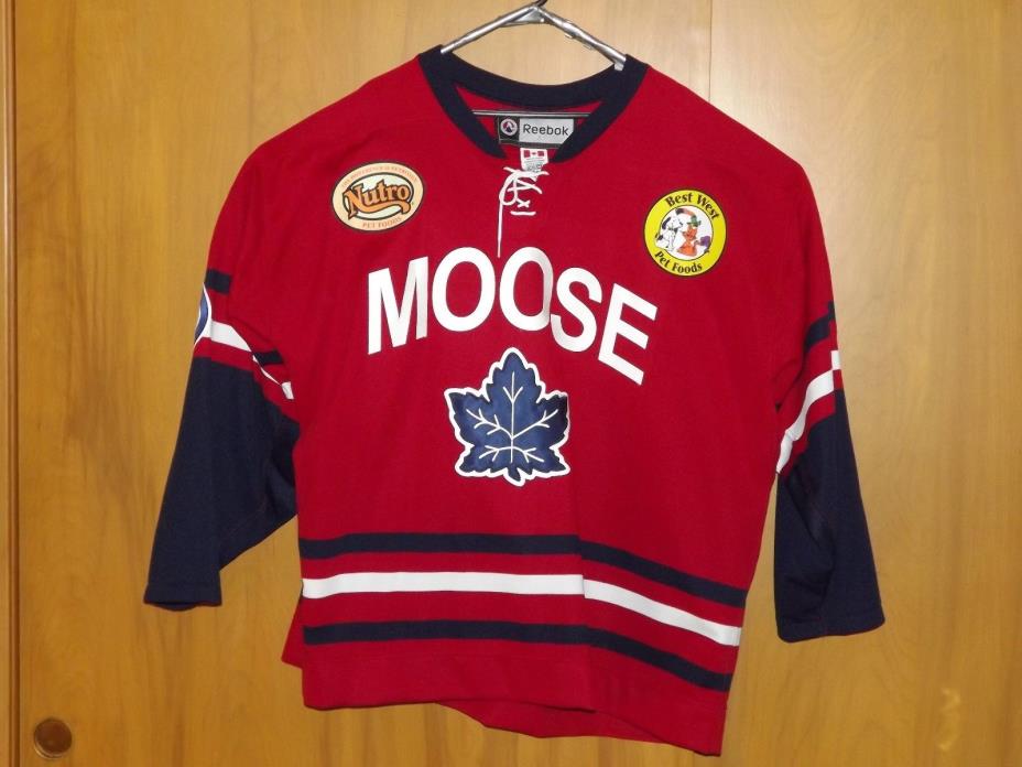 MANITOBA MOOSE GAME JERSEY- AHL - MICK E MOOSE