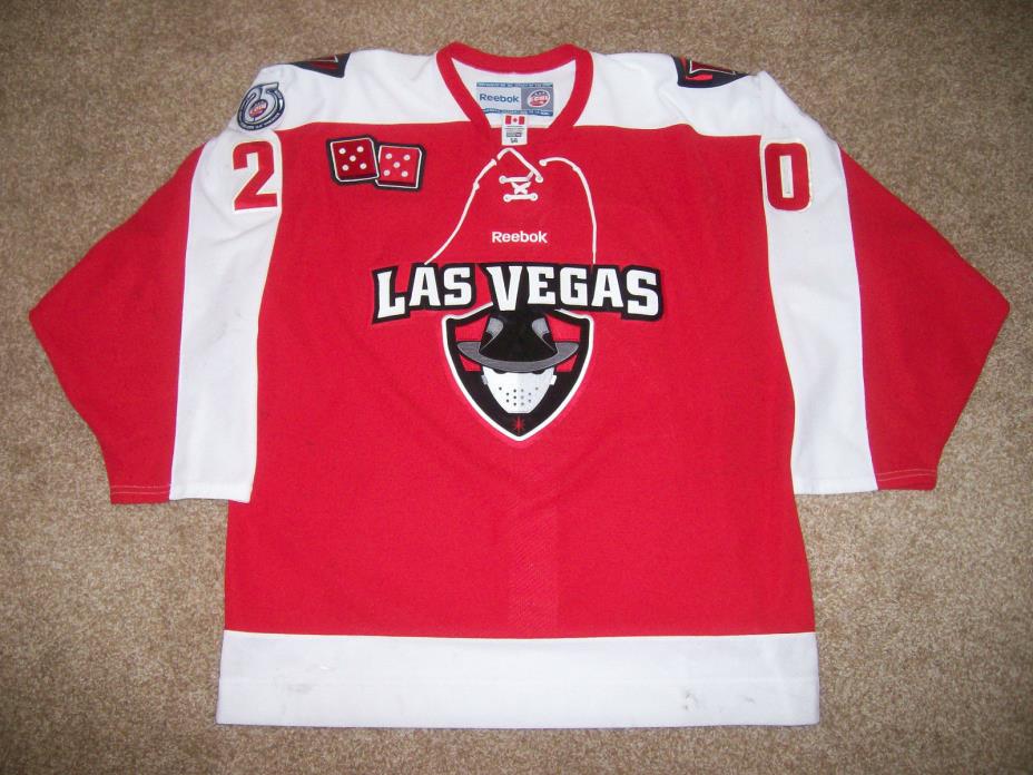 Las Vegas Wranglers Game Worn Hockey Jersey - Chris COLLINS - Meigray - ECHL