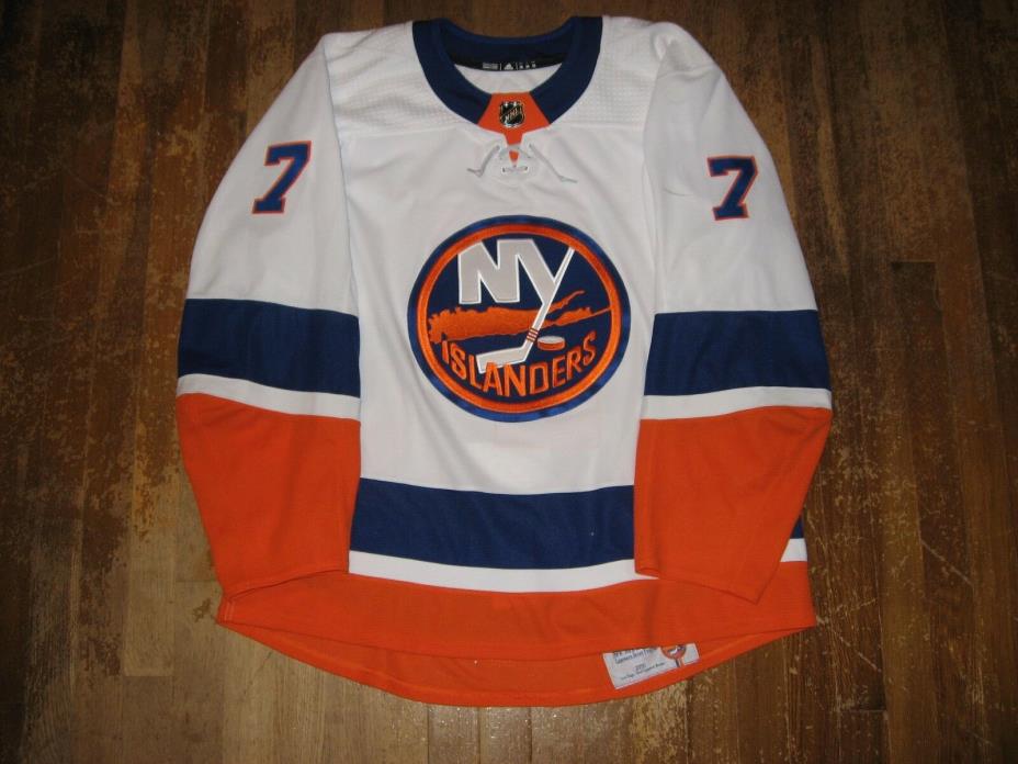 Jordan Eberle New York Islanders Jersey Game Worn sz 56 Adidas LOA