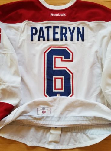 Greg Pateryn Montreal Canadiens Game Worn Used Jersey Dallas Stars Michigan NCAA