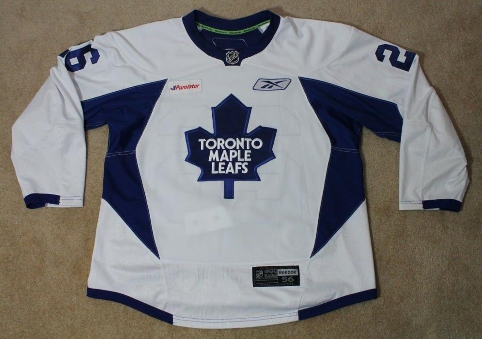 Toronto Maple Leafs Training Camp Worn Dan Winnik Hockey Jersey Pro Stock 56