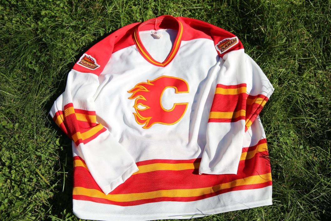 AHL Saint John Flames Defunct XL Hockey jersey