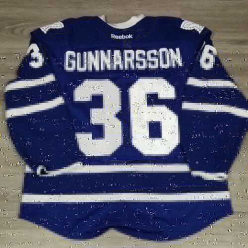 Carl Gunnarsson GAME WORN Toronto Maple Leafs Jersey HOME - Real Sports LOA