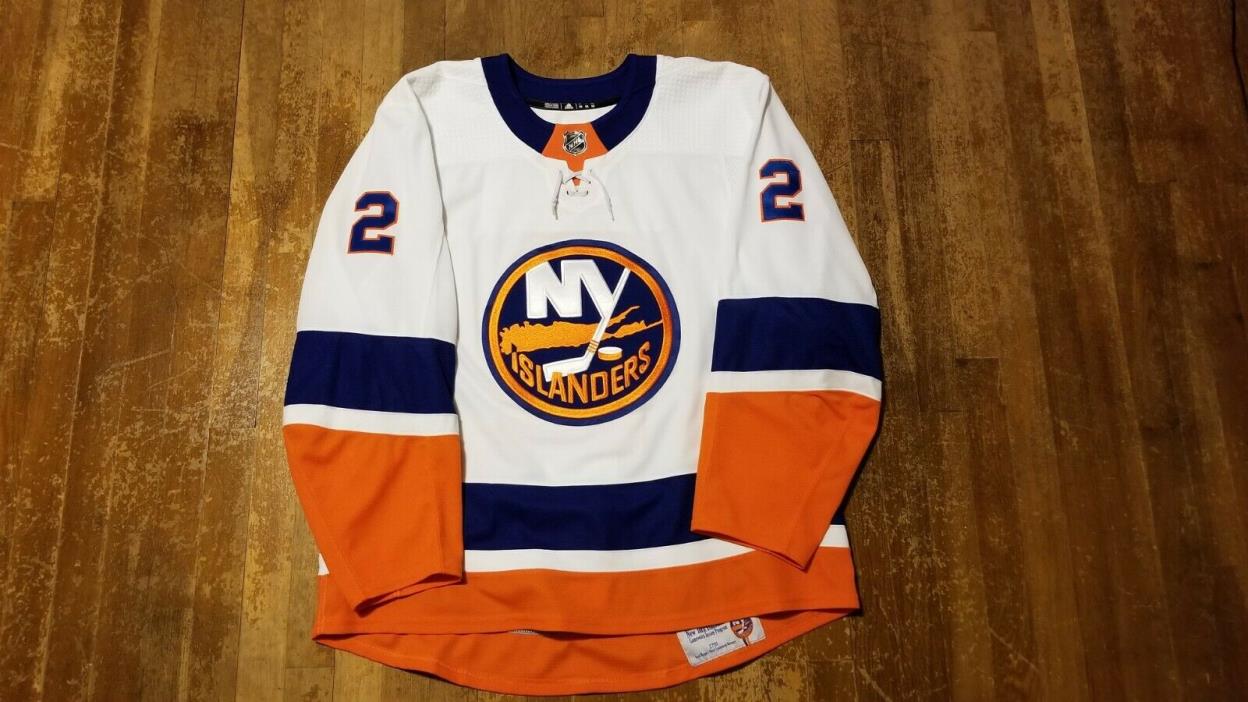 Nick Leddy New York Islanders Game Worn Jersey Adidas sz 56 LOA Matched NHL Worn