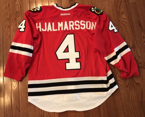 Chicago Blackhawks Game Worn Jersey 2015-16, Hjalmarsson