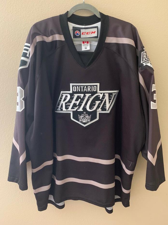 Ontario Reign Authentic Worn/Signed AHL Jersey - Matt Roy #3