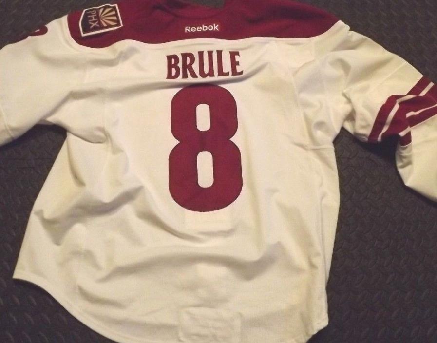 Gilbert Brule Playoff game used jersey