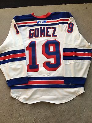 2008-09 SCOTT GOMEZ NHL GAME WORN USED JERSEY - MEIGRAY MSG LOA