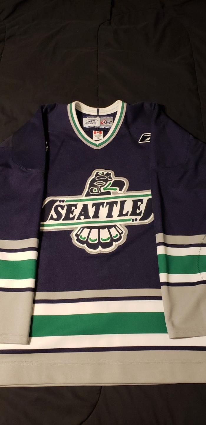RARE VINTAGE AUTHENTIC SEATTLE THUNDERBIRDS JERSEY - 56!