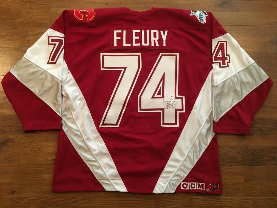 NHL THEOREN THEO FLEURY 1999 All Star Game Worn jersey - 1st Period - Meigray