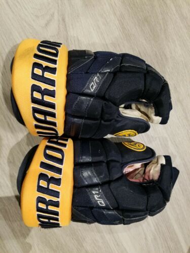 Buffalo Sabres Game Worn Used Hockey Gloves - Marco Scandella Warrior Pro Stock