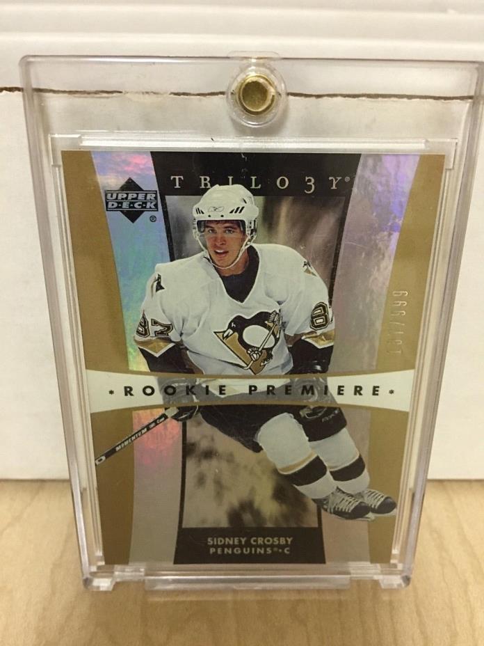 05-06 Upper Deck Trilogy Sidney Crosby RC Card #201