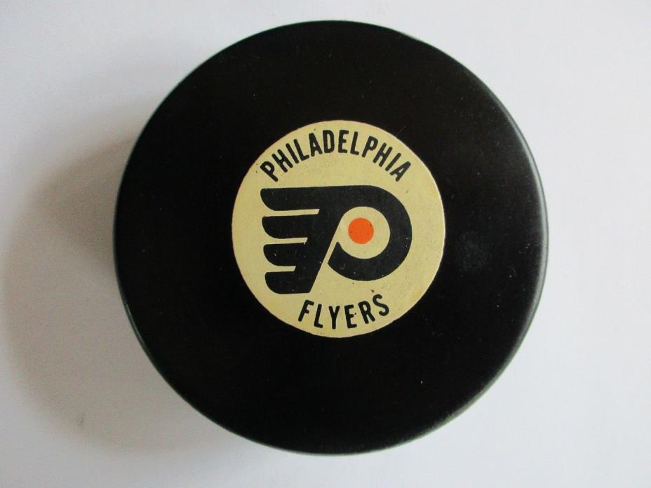 Vintage 1970's Art Ross Converse Game Puck - NHL Philadelphia Flyers