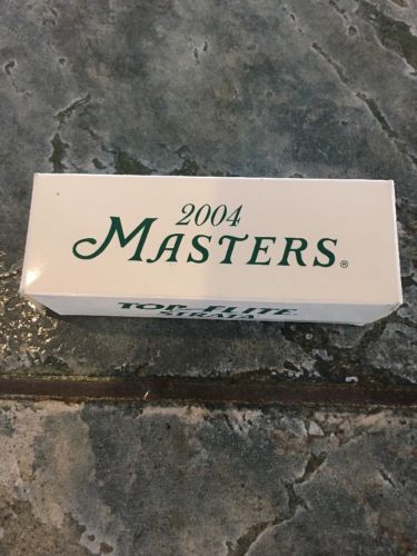 2004 Augusta Masters Golf Balls Sleeve of 3 Top Flite Winner Phil Mickelson