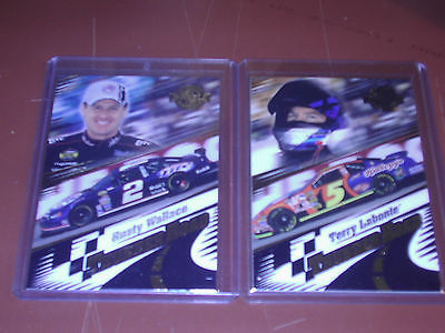 2004 WHEELS NASCAR 18 CARD THUNDER ROAD COMPLETE SET W/ RACE USED TIRE PRINTING