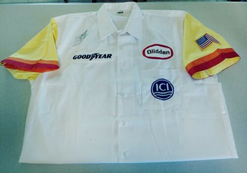 Tony Stewart Signed 1997 Glidden Indy Champ Season Race Used Crew Shirt JSA COA