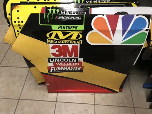 Clint Bowyer 2018 Nascar Race Used Sheet Metal Playoffs NBC Contingency Panel