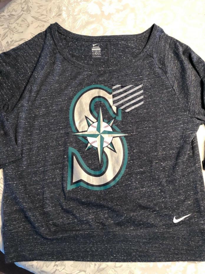Nike MLB Womens Seattle Mariners Baseball Oversize Sweatshirt XL